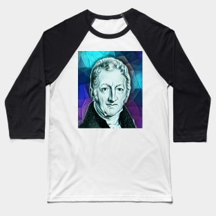 Thomas Robert Malthus Portrait | Thomas Robert Malthus Artwork 6 Baseball T-Shirt